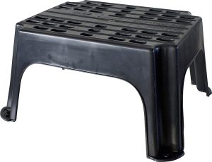 Trittstufe MGI Kunststoff grau 45,5 x 26,5 x 36,5 cm Traglast bis zu 200 kg