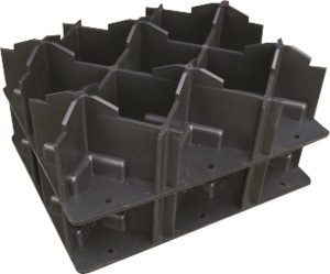 Niveau-Bausteine MILENCO für Stützplattenset Inhalt 4 Stück