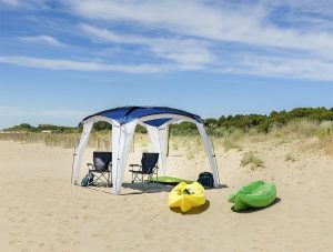 Pavillion Brunner Medusa 3 x 3 Farbe blau / weiß