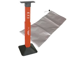 Deichselwaage mit Fuß und Adapterstück