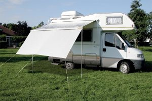 Universal Sun Blocker Eurotrail für Markisen 300 x 140 cm Farbe hellgrau