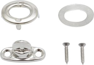 Drehverschlüsse Prym Messing vernickelt 33 mm Inhalt 4 Stück