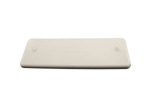 Winterabdeckung für Lüftungsgitter 375 x135 x17 mm Farbe weiß