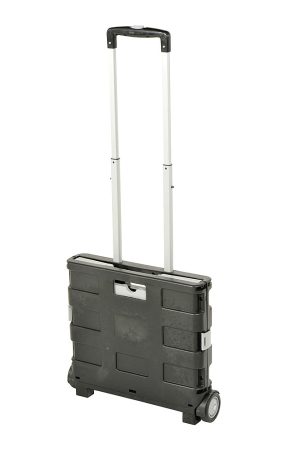 Faltbox Trolley Farbe grau / schwarz 40 x 41 x 7 cm