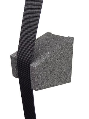 Abstandshalter Hindermann aus Hartschaum Inhalt 4 Stück Farbe schwarz