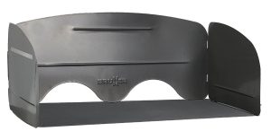 Windschutz Brunner Winwall Metall Farbe anthrazit 25 x 63,5 x 32 cm