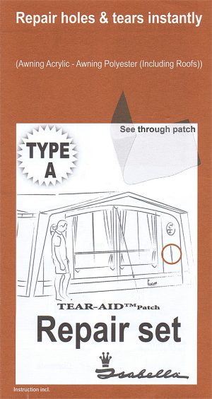 Reparaturmaterial Isabella für alle Acryl / Dralon Gewebe