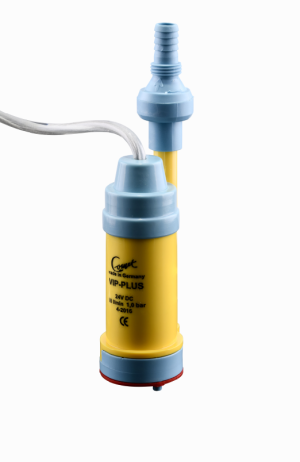 Tauchpumpe Comet VIP Plus 16 l/min 24 V mit Rückschlagventil + Filter speziell für Dethleffs