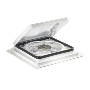 Dachlüfter Fantastic Vent 7350 40 x 40 cm Haube weiß mit Infrarotbedienung