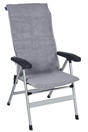 Handtuchbezug für Isabella Stühle 124 x 49 cm Farbe grau