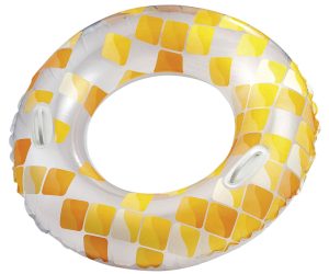 Schwimmring XL Mosaik Farbe orange / gelb