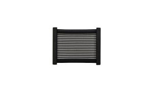 Aufbewahrungsnetz liniert schwarz