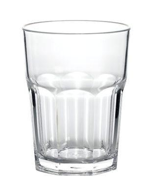 Caipi Latte Glas 2er-Set, klar 400 ml
