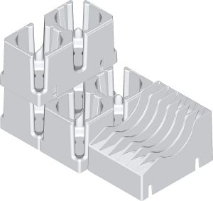 Tellerhalter froli 75 mm niedrige Ausführung