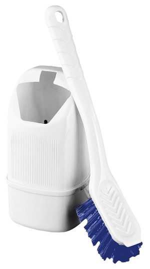 Toilettenbürste Brunner Toby mit Silikonbürste Farbe weiß