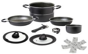 Topfset BRUNNER Pirate 7 + 1 Durchm. 22 cm