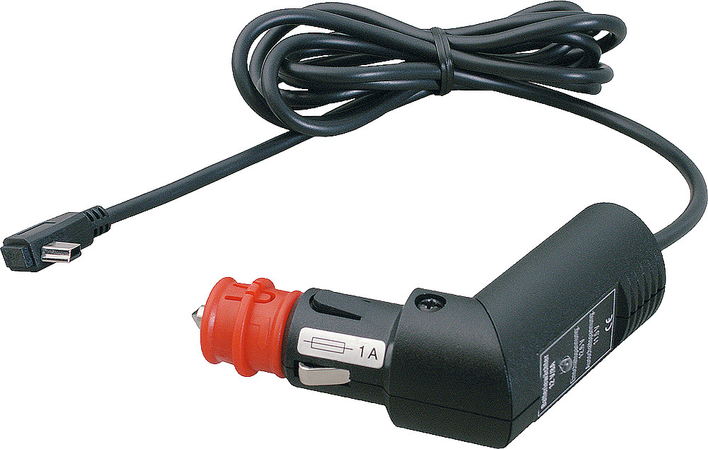 Câble de chargement auto avec mini-prise USB 12 - 24 V, longueur