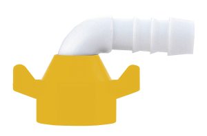 Winkel- Aufschraubtülle LILIE 10 mm Trinkwassersystem WeißGelb®