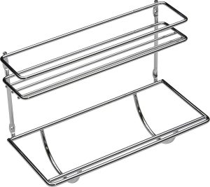 Etagère à épices avec support pour rouleau de papier