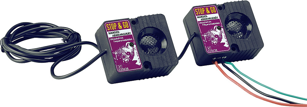 Appareil anti-martres à ultra sons à piles type 4B STOP&GO