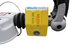 Deichselschloss Milenco Super Heavy AKS 3004 Schwedische Version