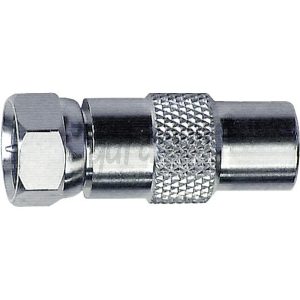 Koaxkupplung / F-Stecker IEC/AGW