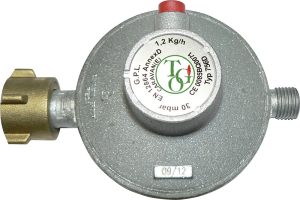 Gasregler TGO 0,3 - 16 bar 30 mbar 1,2 kg/h KLF x G 1 / 4 LH-KN lose