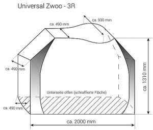 Fahrradschutzhülle Universal Zwoo