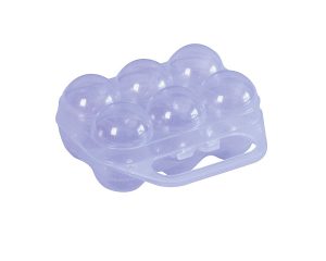 Eierschachtel für 6 Eier Farbe blau/transparent