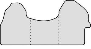 Tapis sol caoutchouc Mercedes Sprinter W910 àpd 07/2018 avec frein à main manuel 3 parties coul. anthracite