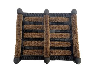 Fußabstreifer ARISOL Cocco Brush Mini 35 x 30 cm Farbe braun