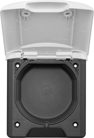 Leerdose ABL mit Magnet- verschluss Farbe grau