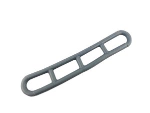 Abspann-Leiterelemente Heusser products 4er Inhalt 4 Stück Farbe grau