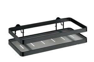 Universalregal WENKO Gala Farbe schwarz / grau