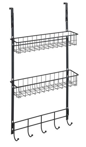 Türregal WENKO Farbe schwarz