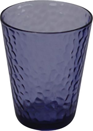 Wasserglas PC gimex Azur gehämmert Farbe navy blue Inhalt 240 ml