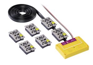 Appareil haute tension anti-martres STOP & GO avec ultrasons 12 V Type 7 Plus - Minus CLIP