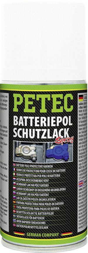 Vernis protec. pôles batterie Petec Contenance 150 ml