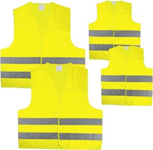 Lot vestes sécurité CarComfort Family coul. jaune