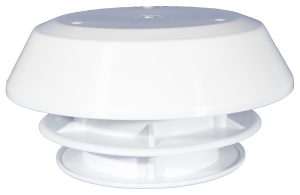 Dachlüfter  H .D . Knorz Vertriebs-GmbH mit Schlauch- anschluss 60 mm, 23 cm ² Farbe weiß