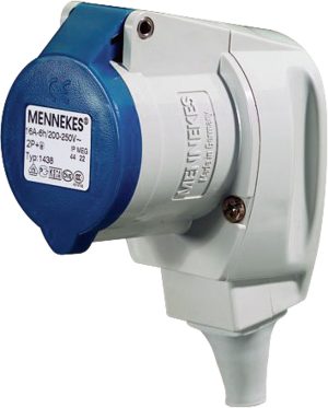 Accouplement angulaire CEE 17 1 pièce par unité