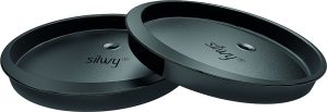 Couvercle, lot de 2 silwy pour gobelets aimantés avec orifice pour paille anthracite