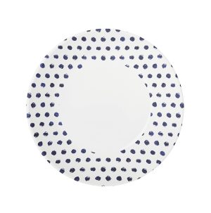 Bol à céréales mélaminé Rosti Mepal Mix and Match Diam. 14,4 cm bleu/blanc