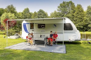 Sackmarkise Caravanstore Tuchfarbe royal blue