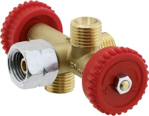 Abzweigventil G 1/4 LH-ÜM x G 1/4 LH-ÜM