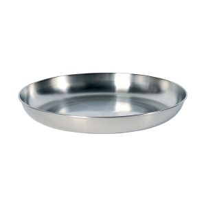 Assiette en acier inoxydable