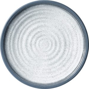 Essteller Melamin BRUNNER Tuscany Durchm. 25 cm Farbe creme / blau