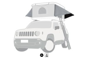 Vordach AirPass Wings für Dachzelt small / medium Inhalt 2 Stück