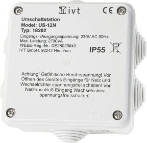 Station de commutation IVT US-12N, Interrupteur secteur automatique