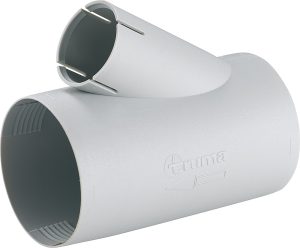 Abzweig AB35 truma Durchmesser 65 / 72 mm Abgang Durchmesser 35 mm Farbe achatgrau